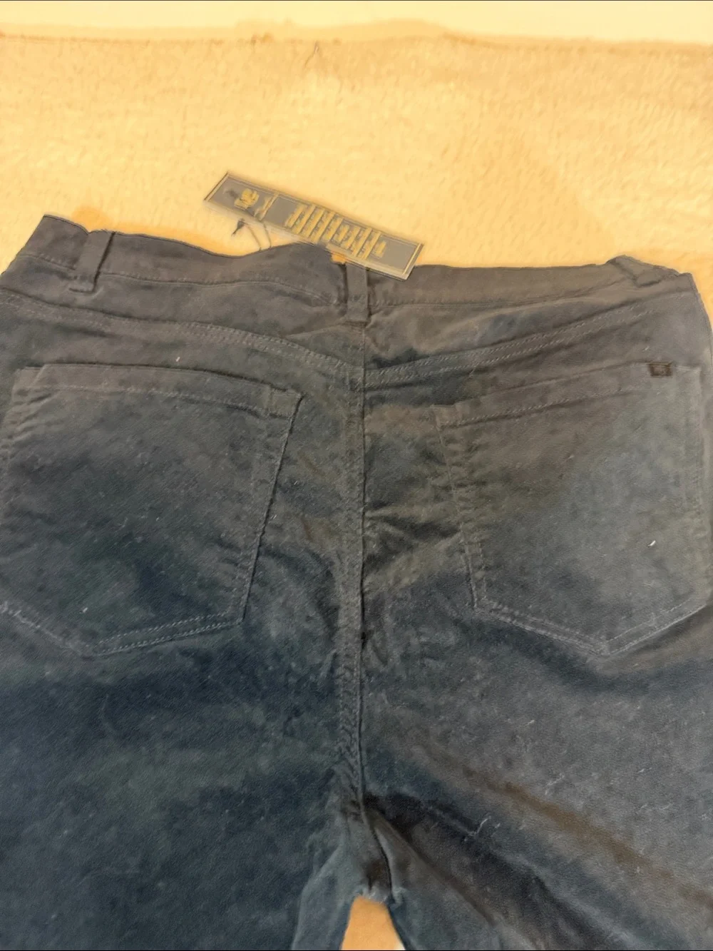 Diane Gilman High-Rise Black Women's  corduroy Jeans